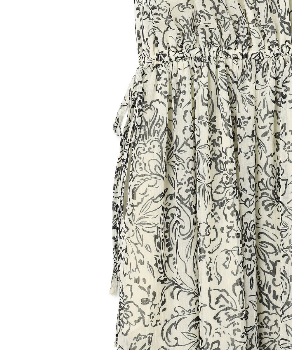 23区 L 【洗える】アンティークフラワープリント ワンピース 