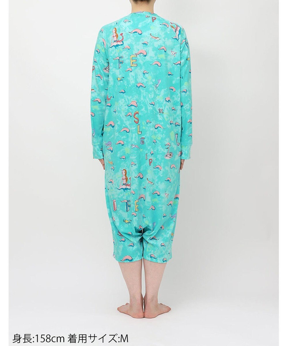 tsumori chisato SLEEP ツモリチサト ルームウエア ネグリジェ 綿100%(本体) 長袖 ロング丈 ロンパース ラグランスリーブ レディース UNX502 /ワコール 
