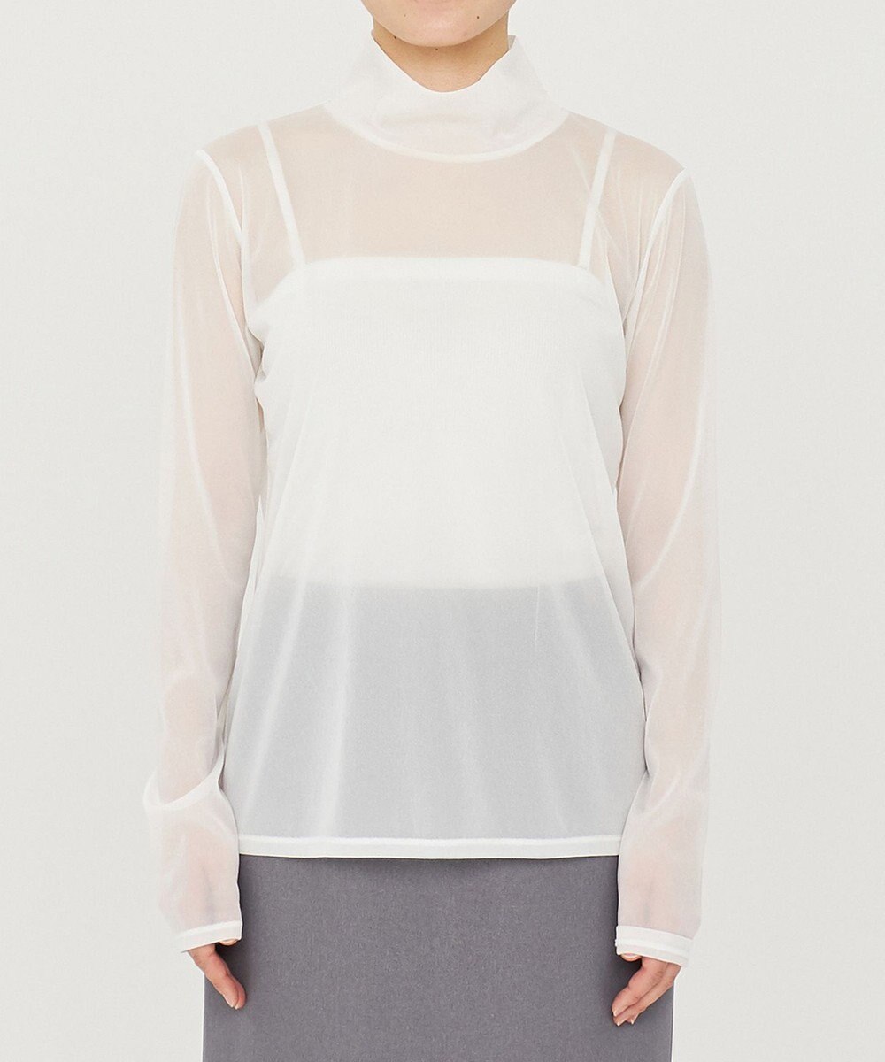 uncrave トリコットシフォン ハイネック カットソー（uncrave STANDARD） 