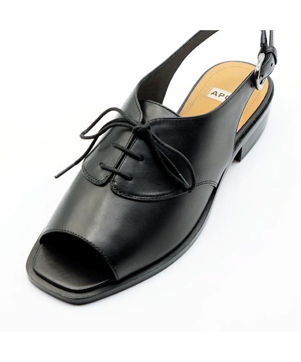 APOM レースアップスリングバックサンダル30 