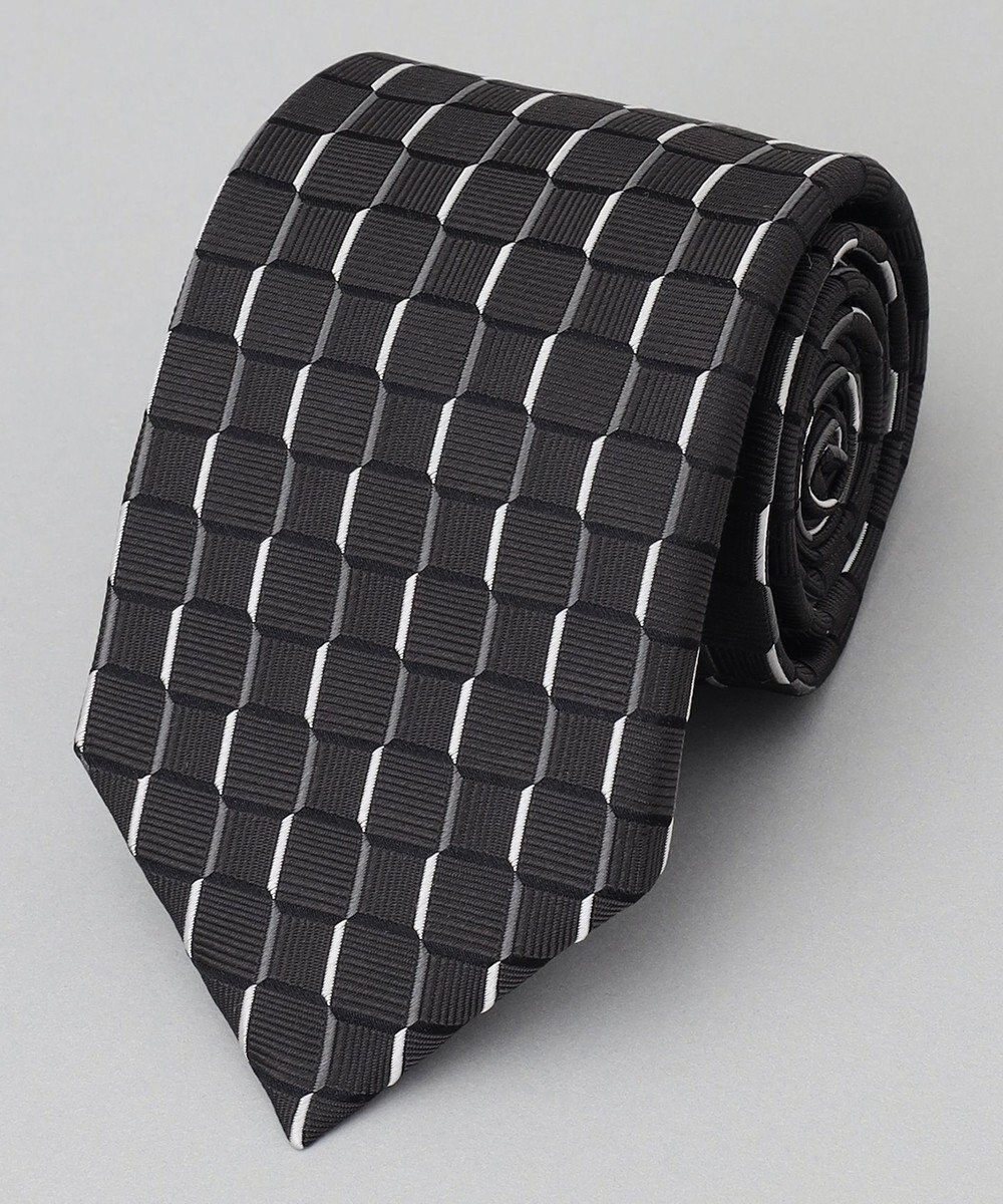 GOTAIRIKU GOTAIRIKU別注【日本製】シルク ネクタイ_チェック織り 