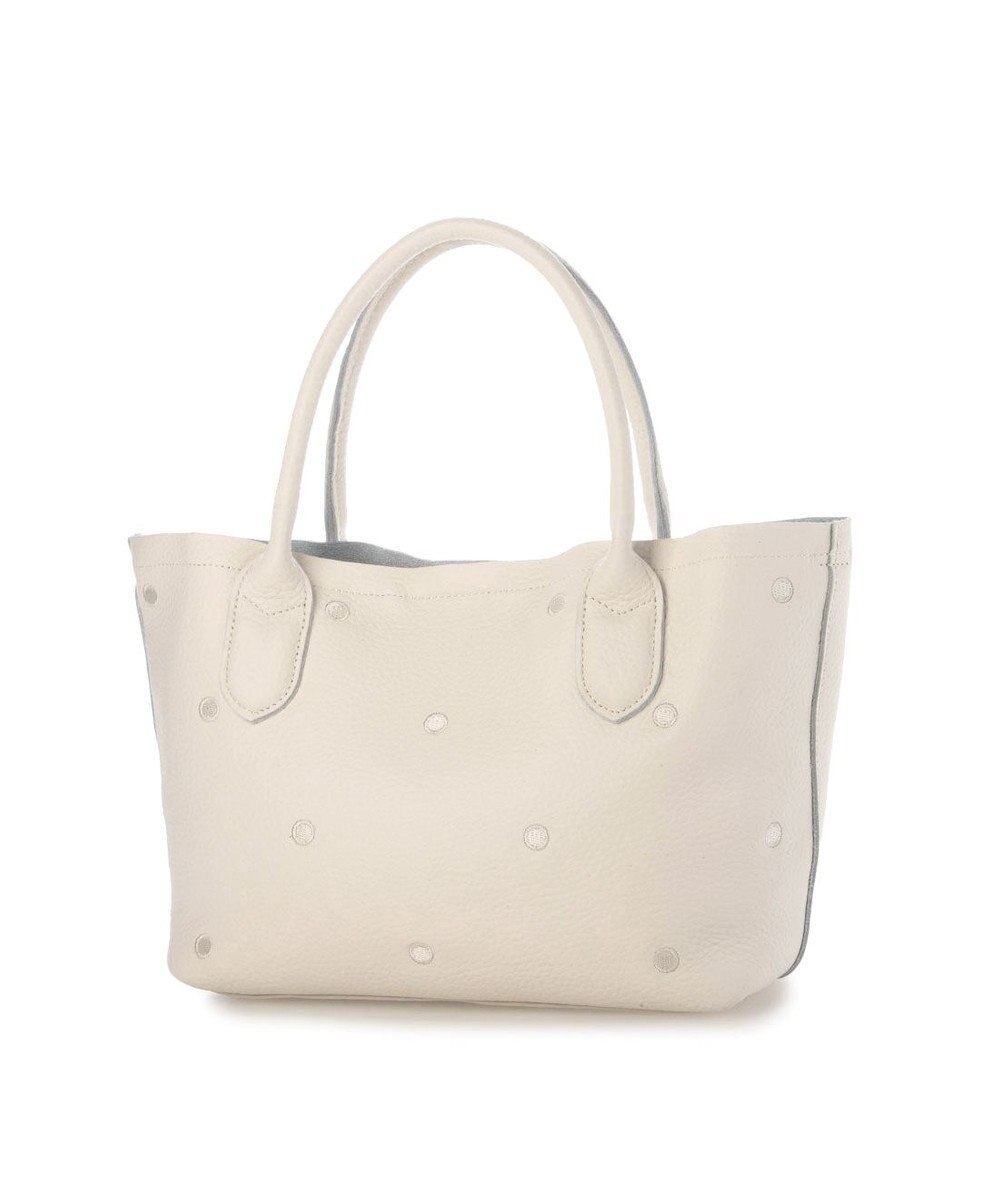 UNBILLION ペルケ perche / 牛革ドット刺繍2wayトートS 