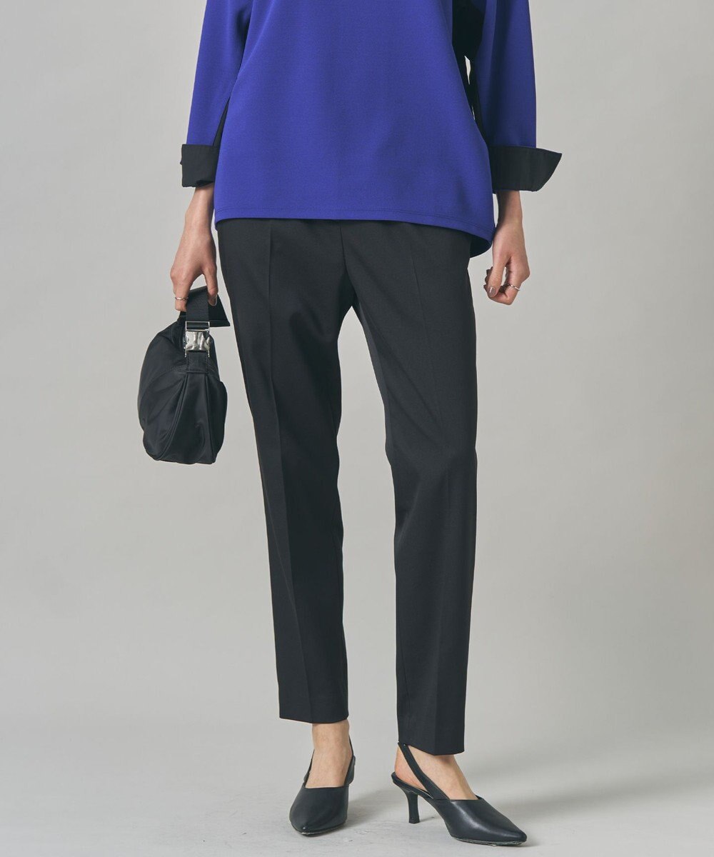 ICB 【裏起毛】 ウォームサテン スティックパンツ 