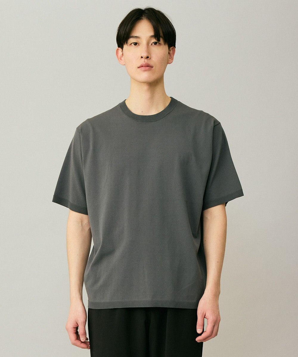 UNFILO MENS アラエルアンチピリングニット クルー 