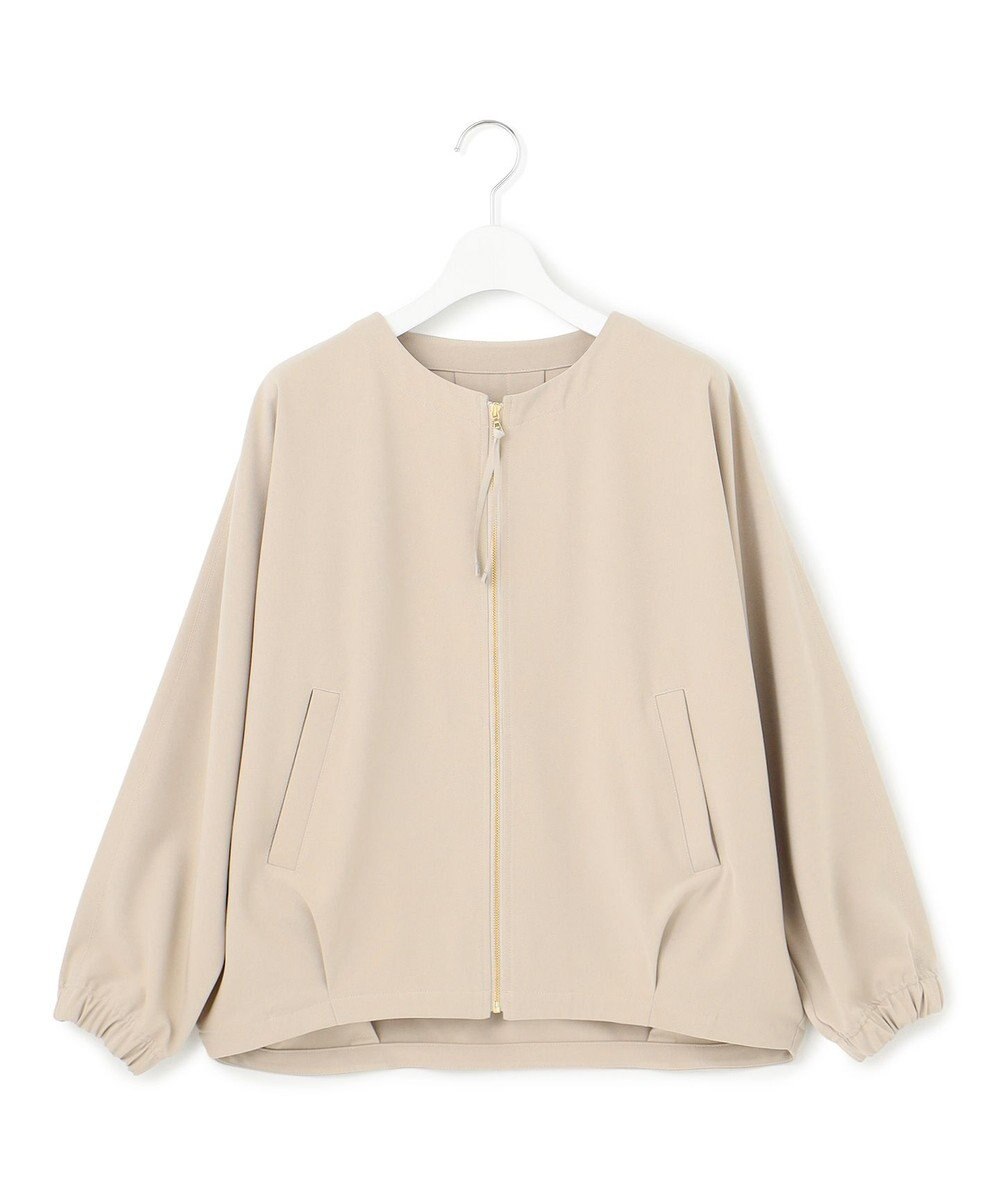 J.PRESS YORK STREET 【WOMEN】ジャージーライクツイル ドルマンブルゾン 