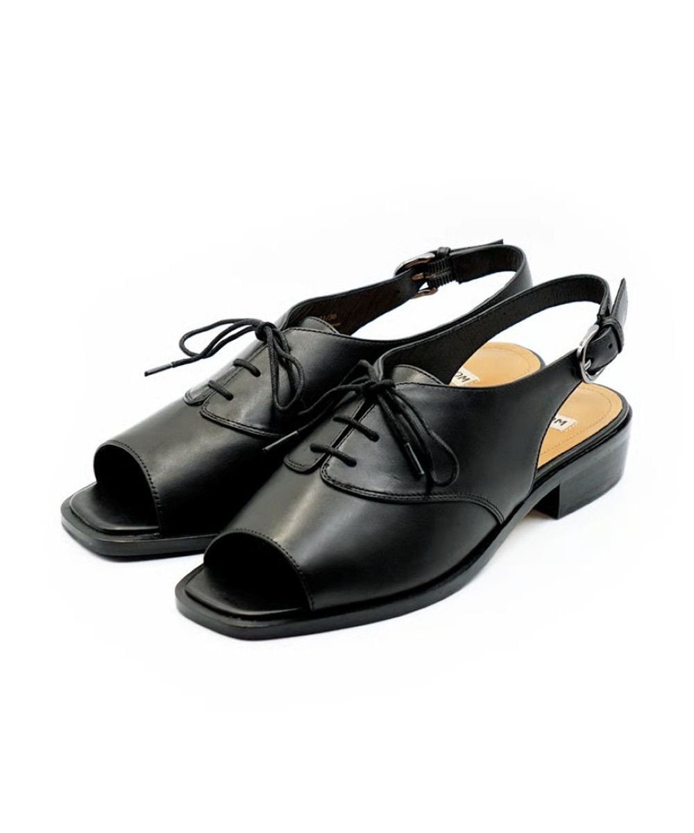 APOM レースアップスリングバックサンダル30 