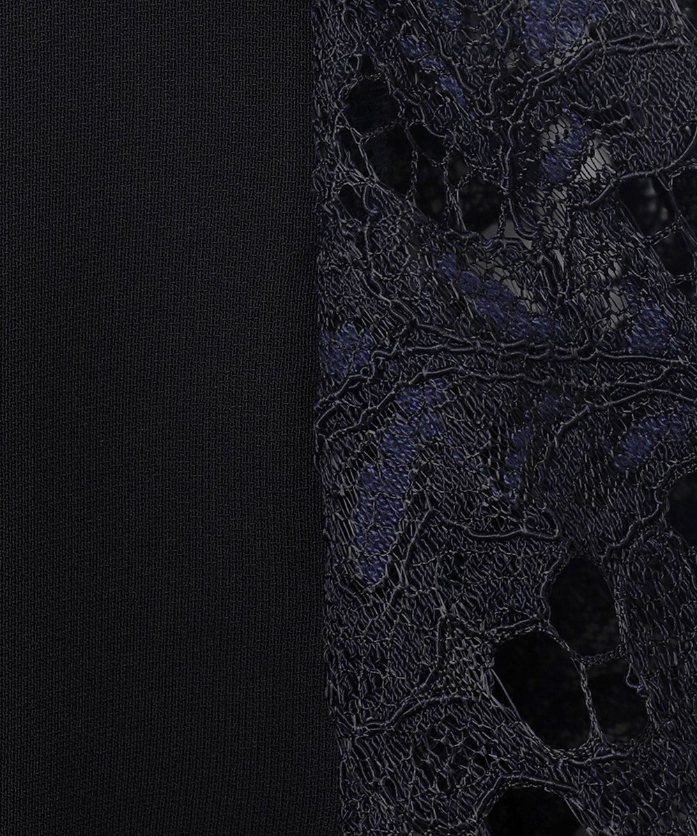 自由区 L 【洗える】レースコンビ ワンピース 