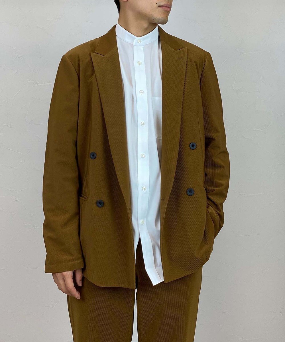 KASHIYAMA バンドカラーシャツ/ディープテール 