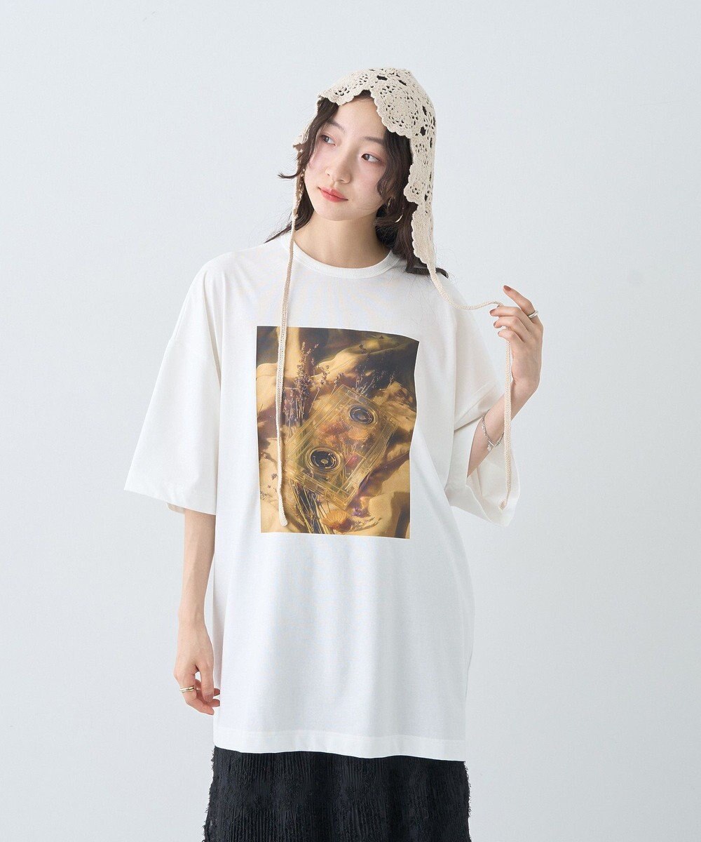 earth music&ecology アソートグラフィックルーズＴｅｅ 