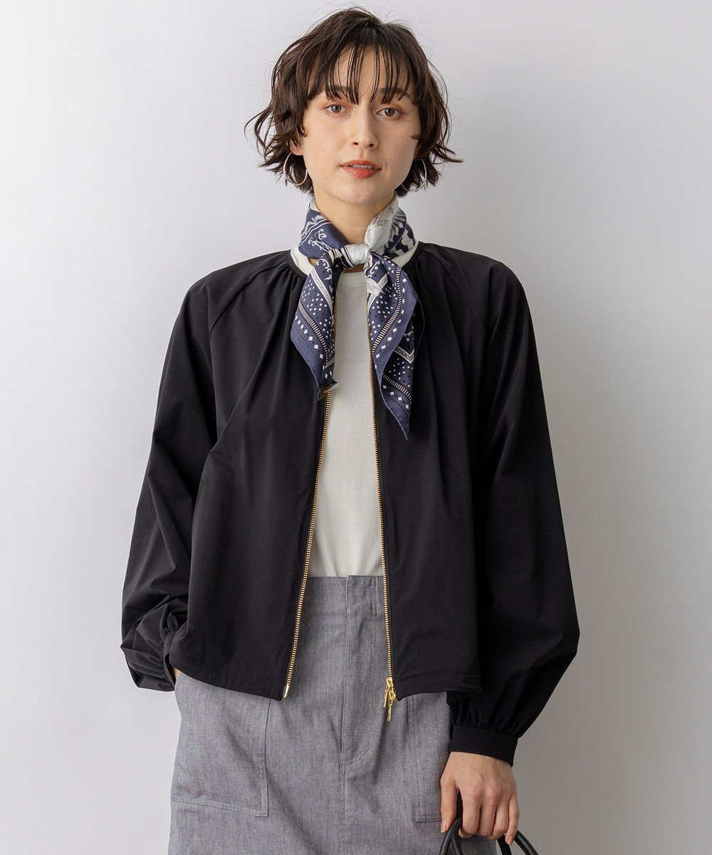 23区 L 【先行予約】2WAYストレッチタフタ ギャザーブルゾン 