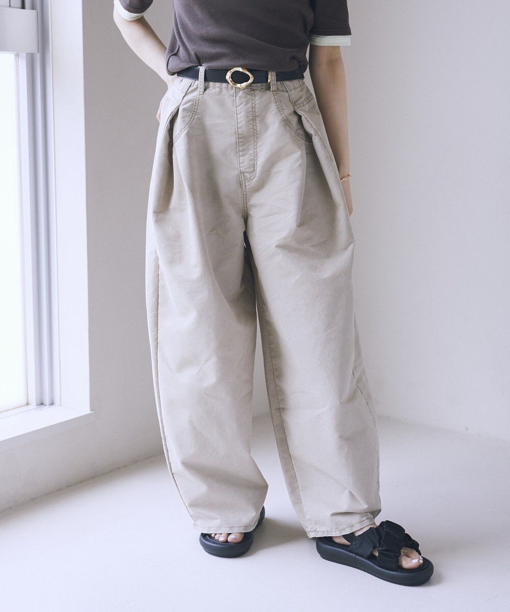 earth music&ecology タックバルーンデニム 