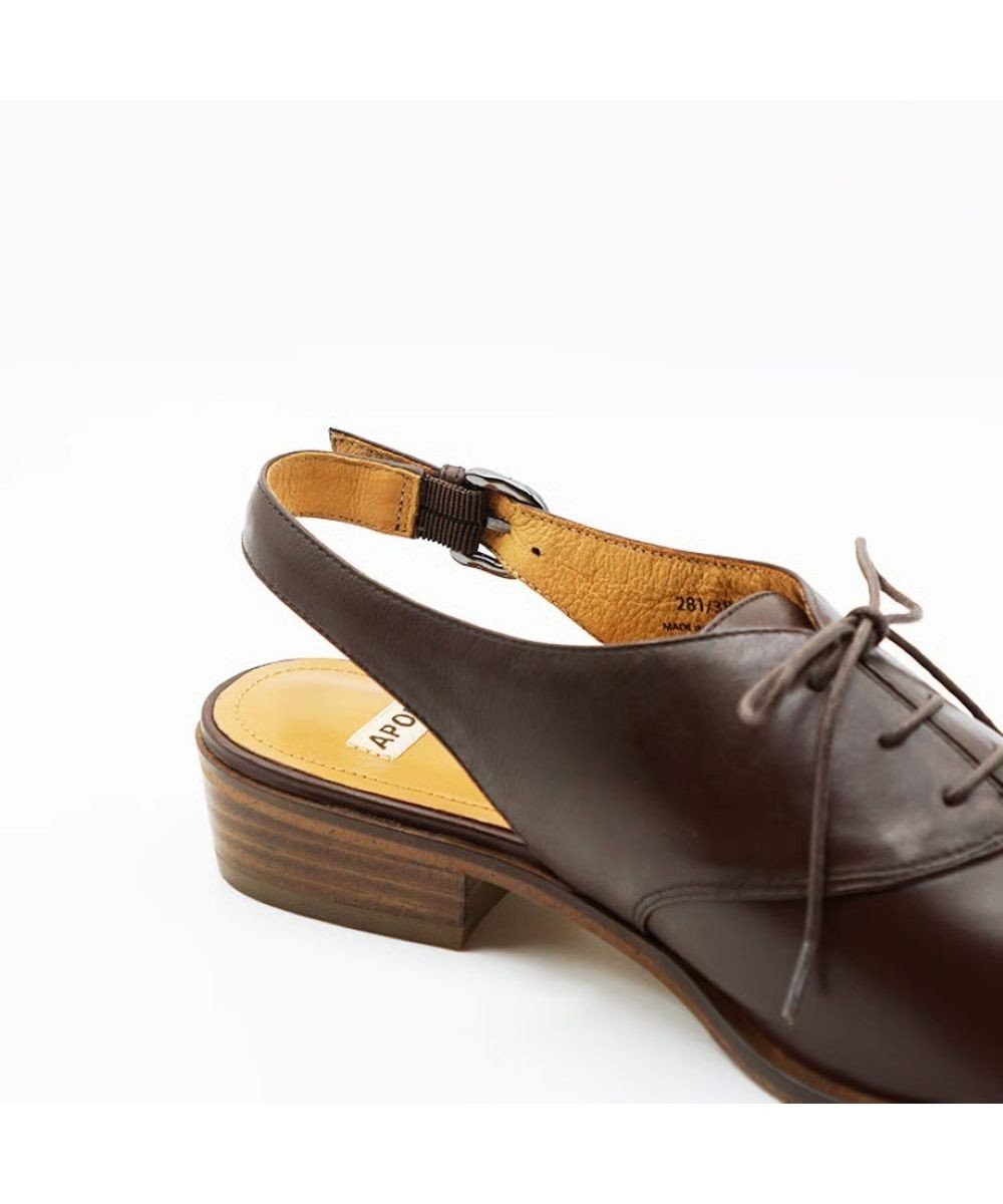 APOM レースアップスリングバックサンダル30 