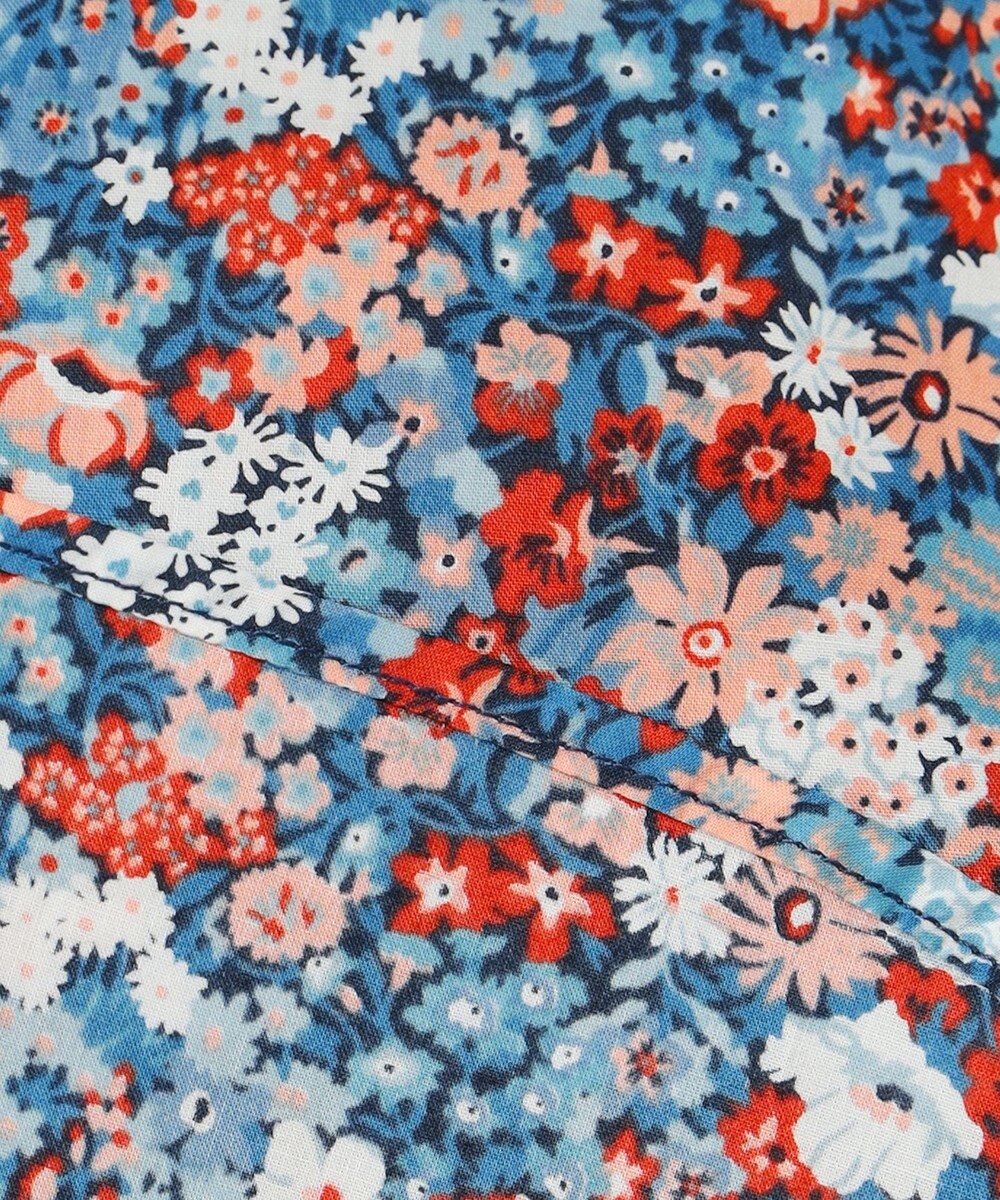 JOSEPH ABBOUD 【洗える】リバティプリント シャツ 