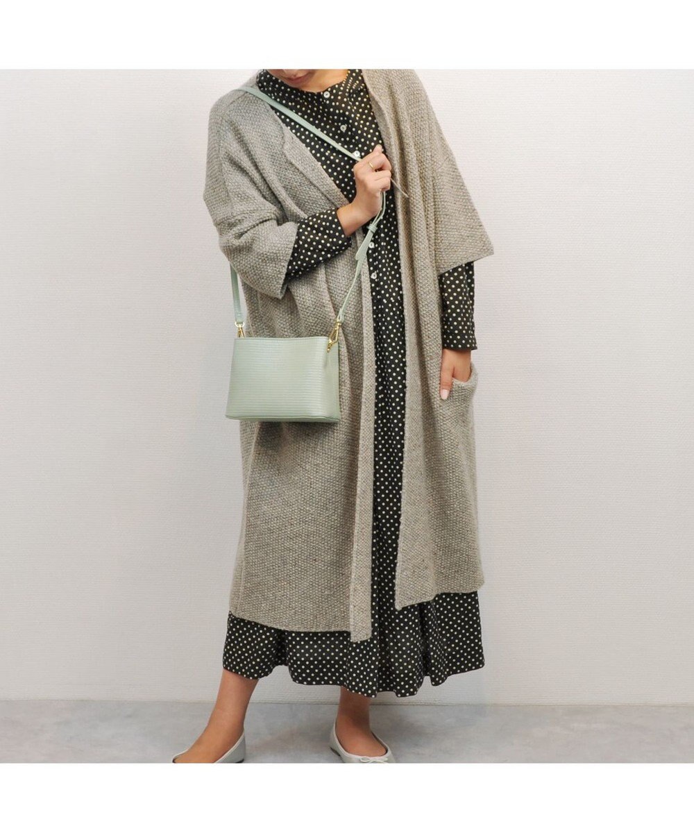 UNBILLION cachecache スパイラルエコファーハンドルスクエアミニショルダー 