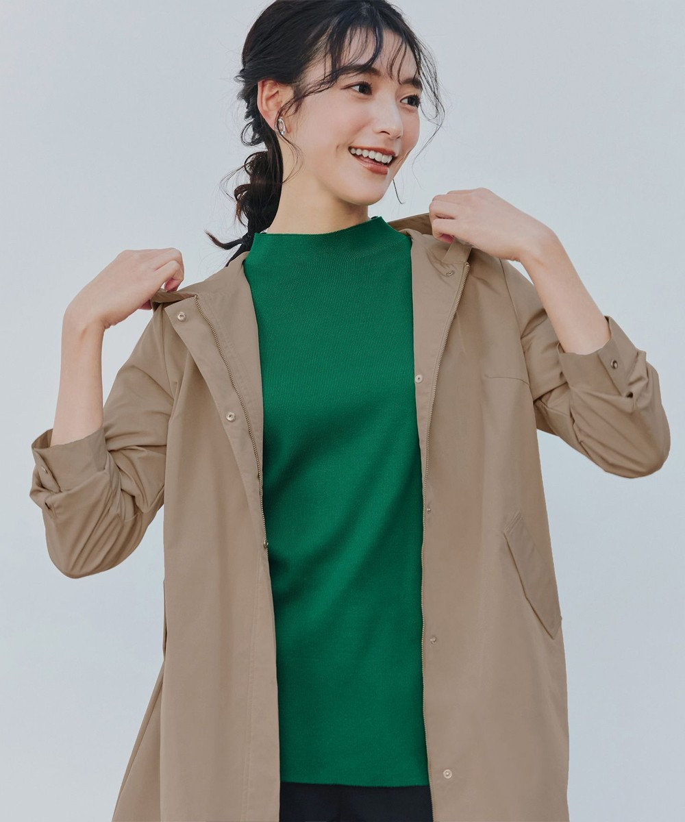 Tiaclasse 【洗える】ハイネックニットプルオーバー 