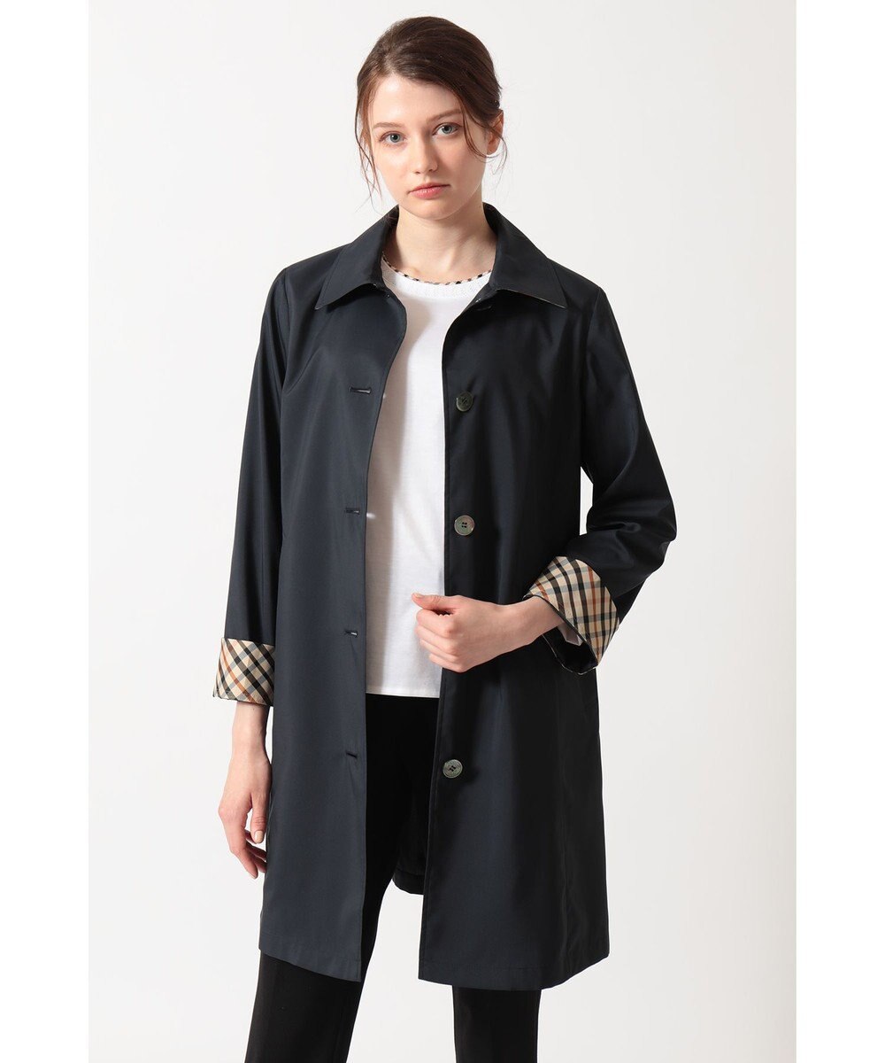 DAKS 撥水タフタ ハーフコート 