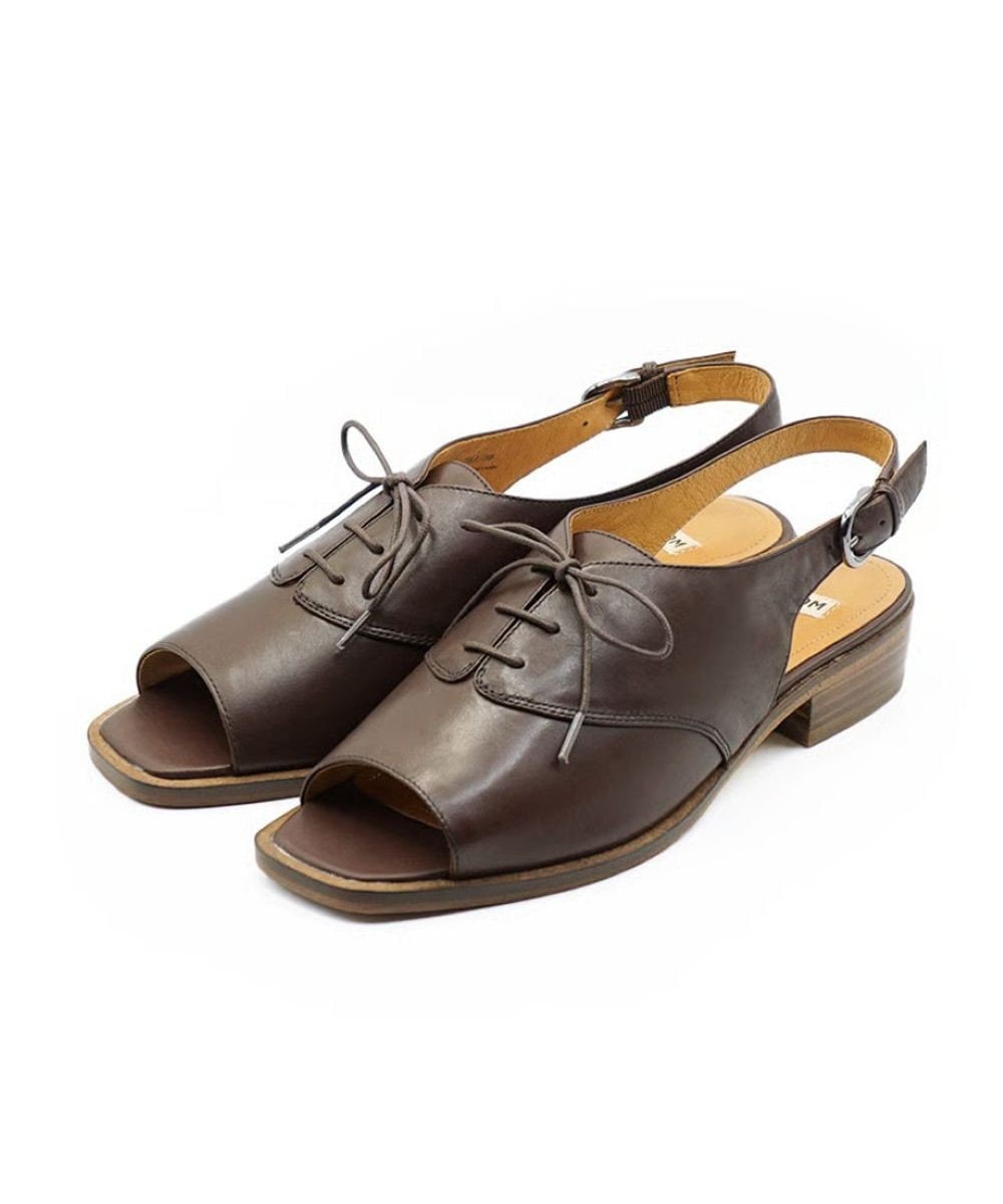 APOM レースアップスリングバックサンダル30 