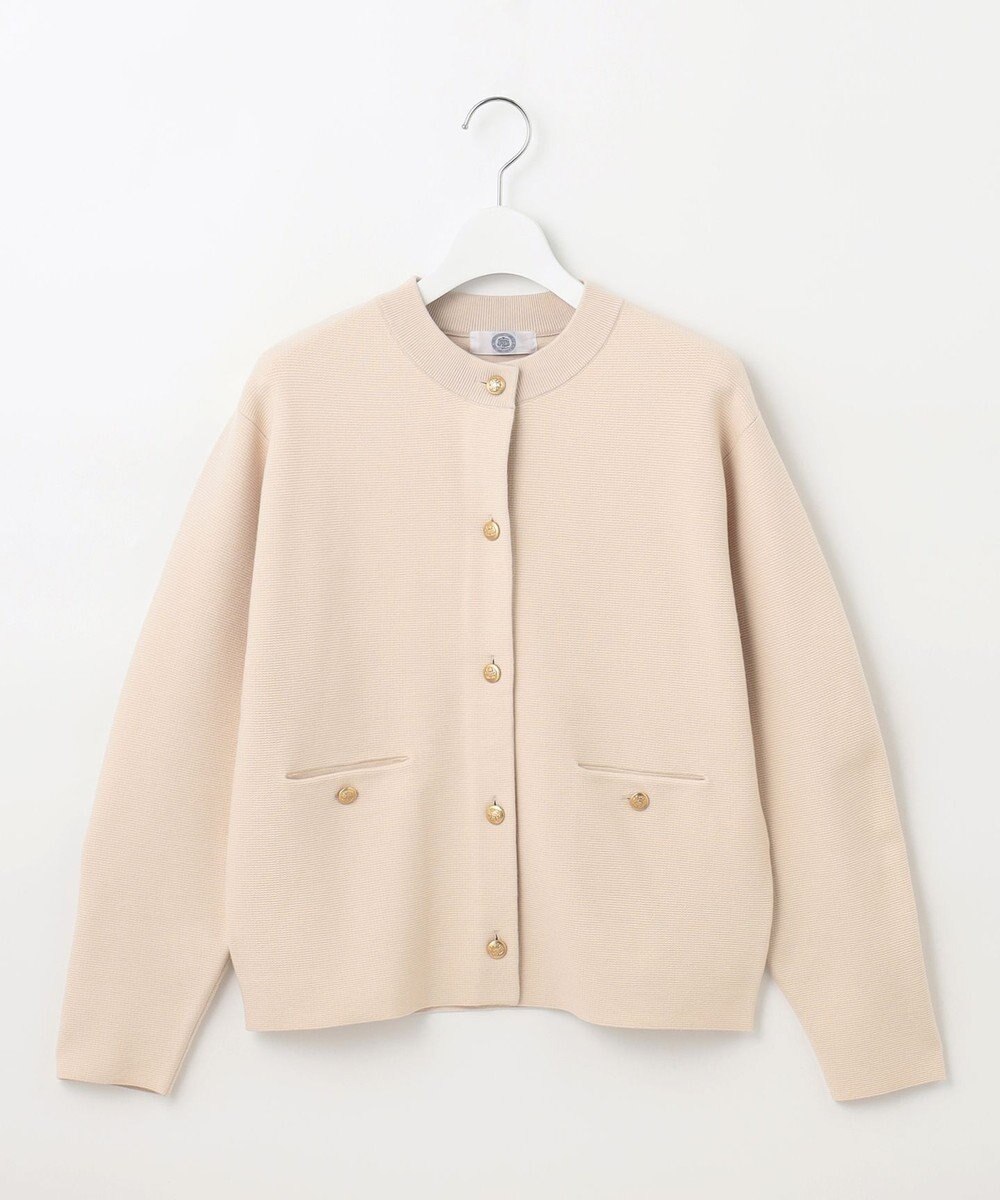 J.PRESS LADIES S 【洗える】VIS/PE ROME ニット カーディガン 