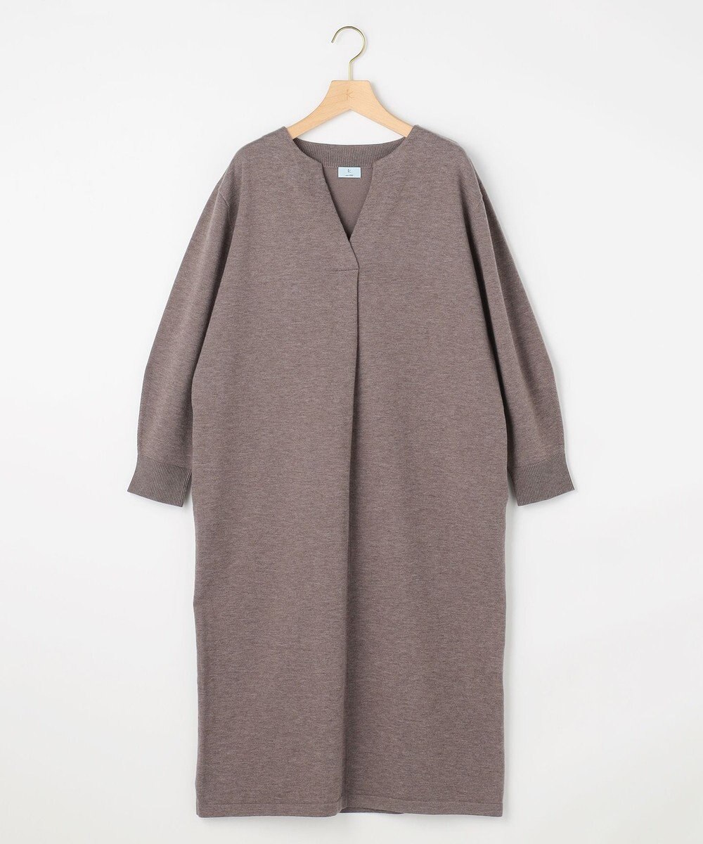 組曲 L キーネックニット ワンピース 