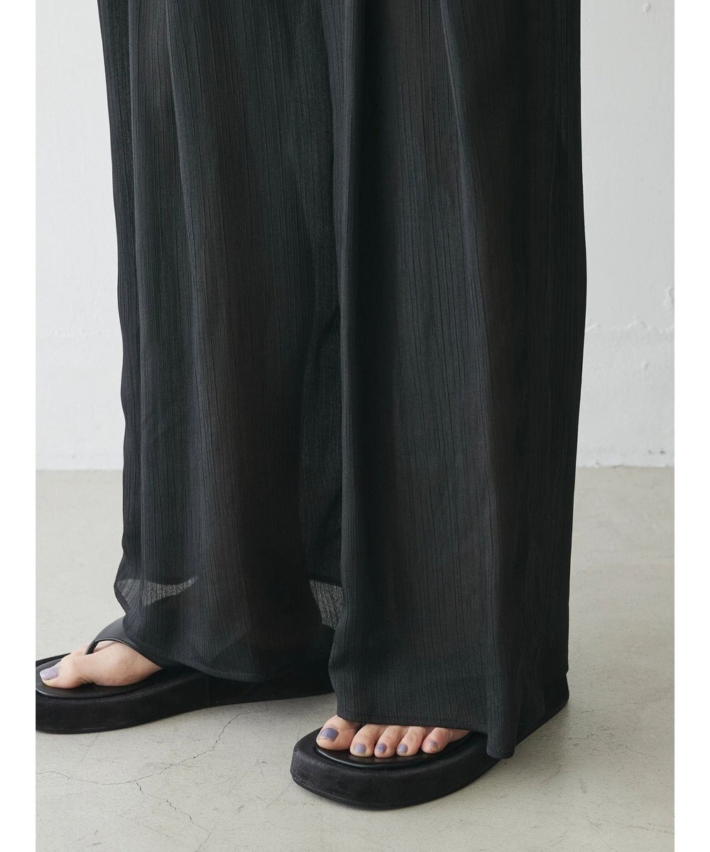 Green Parks AnriettMusee シアータックワイドパンツ 