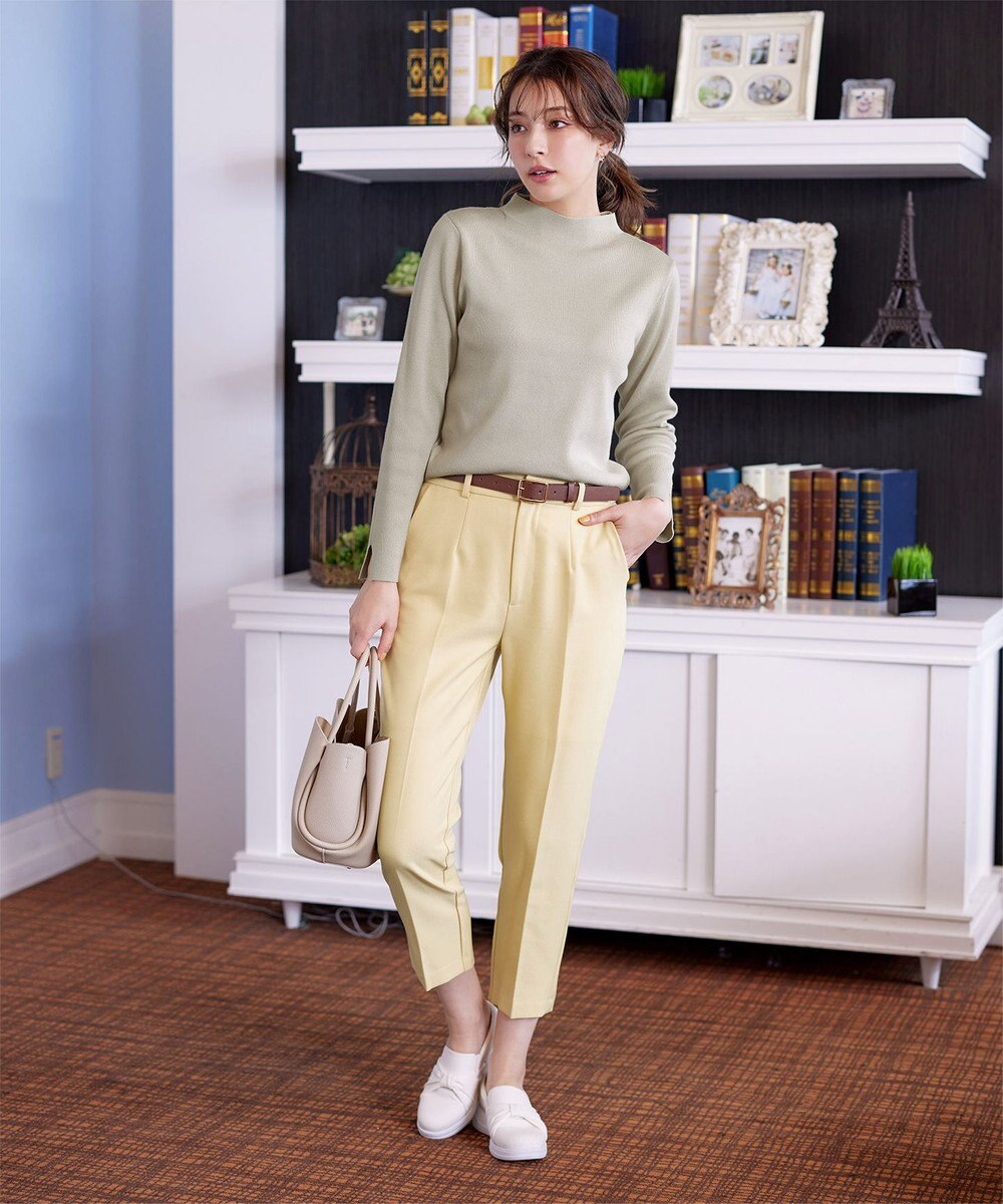 Tiaclasse 【洗える】ハイネックニットプルオーバー 