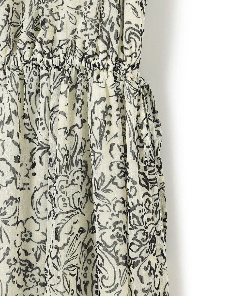 23区 L 【洗える】アンティークフラワープリント ワンピース 