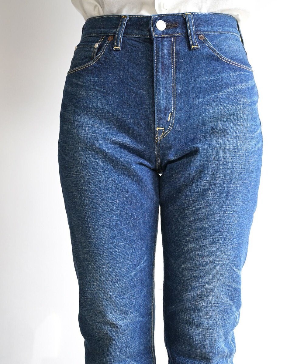 caqu modern tapered 腰回りユッタリ テーパードシルエットデニム 