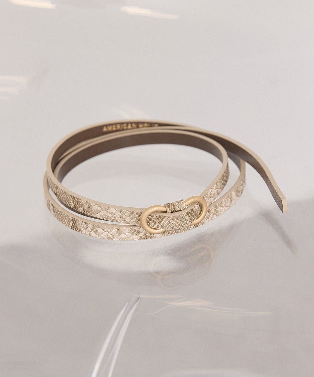 AMERICAN HOLIC スリムピンレスベルト 