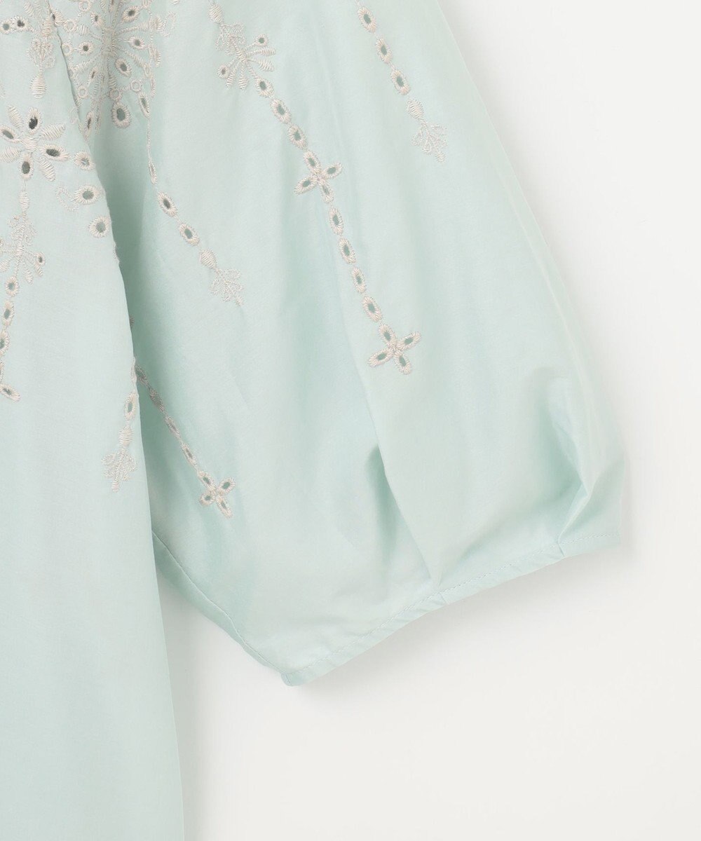 自由区 【カタログ掲載・洗える】エンブロイダリーローン ブラウス 