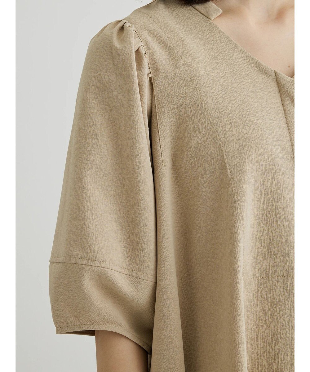 Green Parks ■ＥＳＣＡＲ　ランタンスリーブシャツワンピース 