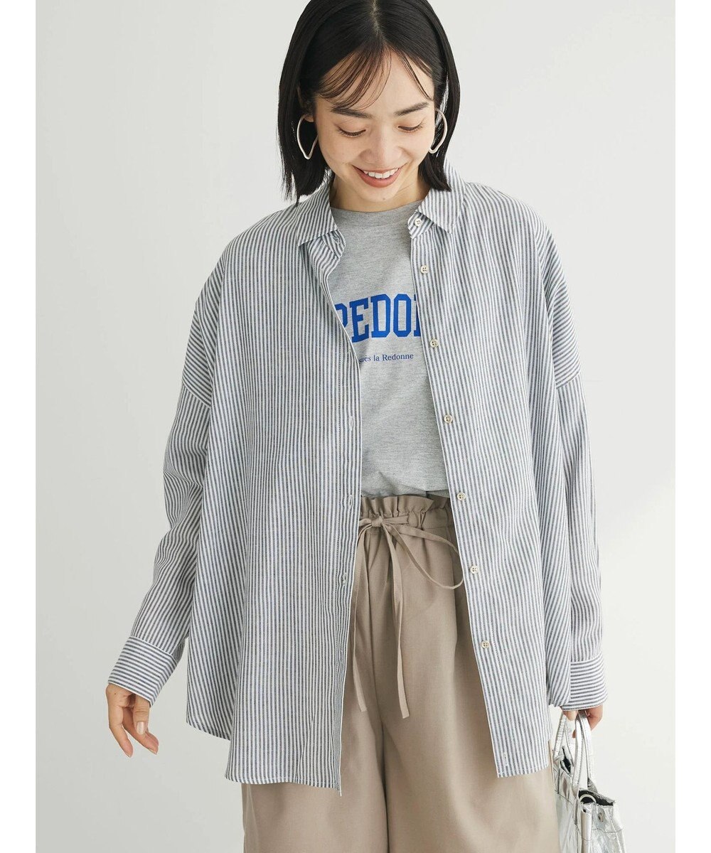 Green Parks リネンレーヨン２ｗａｙシャツ 