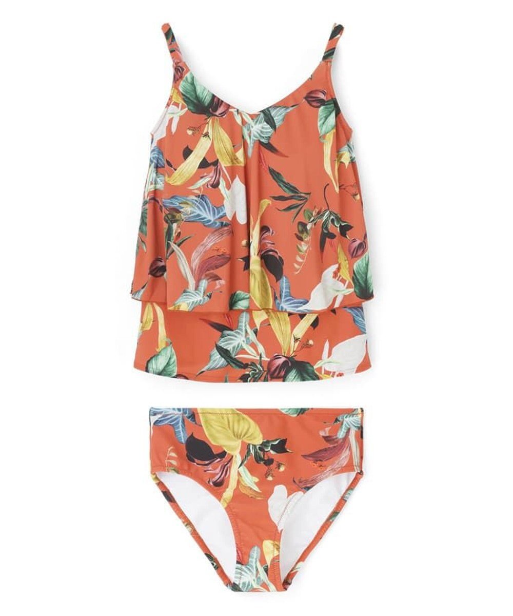 San-ai Resort（三愛水着楽園） ロングパンツセット　9M・11L　【Coral veil（コーラルヴェール）】 