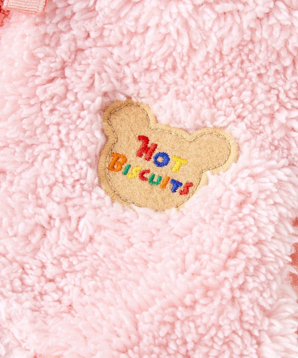 MIKI HOUSE HOT BISCUITS 【80-120cm】 裏ボアフリース リバーシブル総柄ベスト 