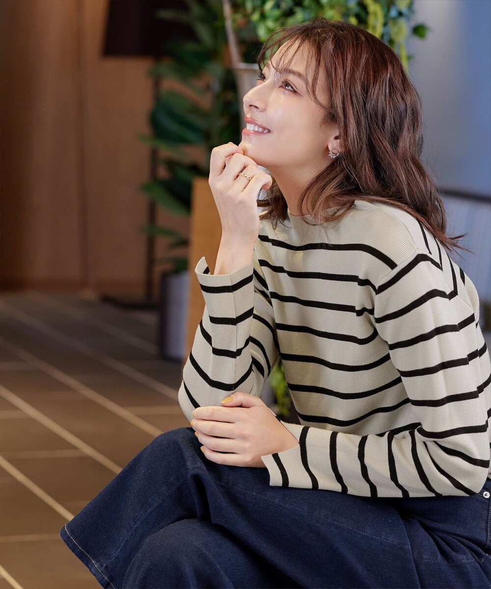 Tiaclasse 【洗える】ハイネックニットプルオーバー 