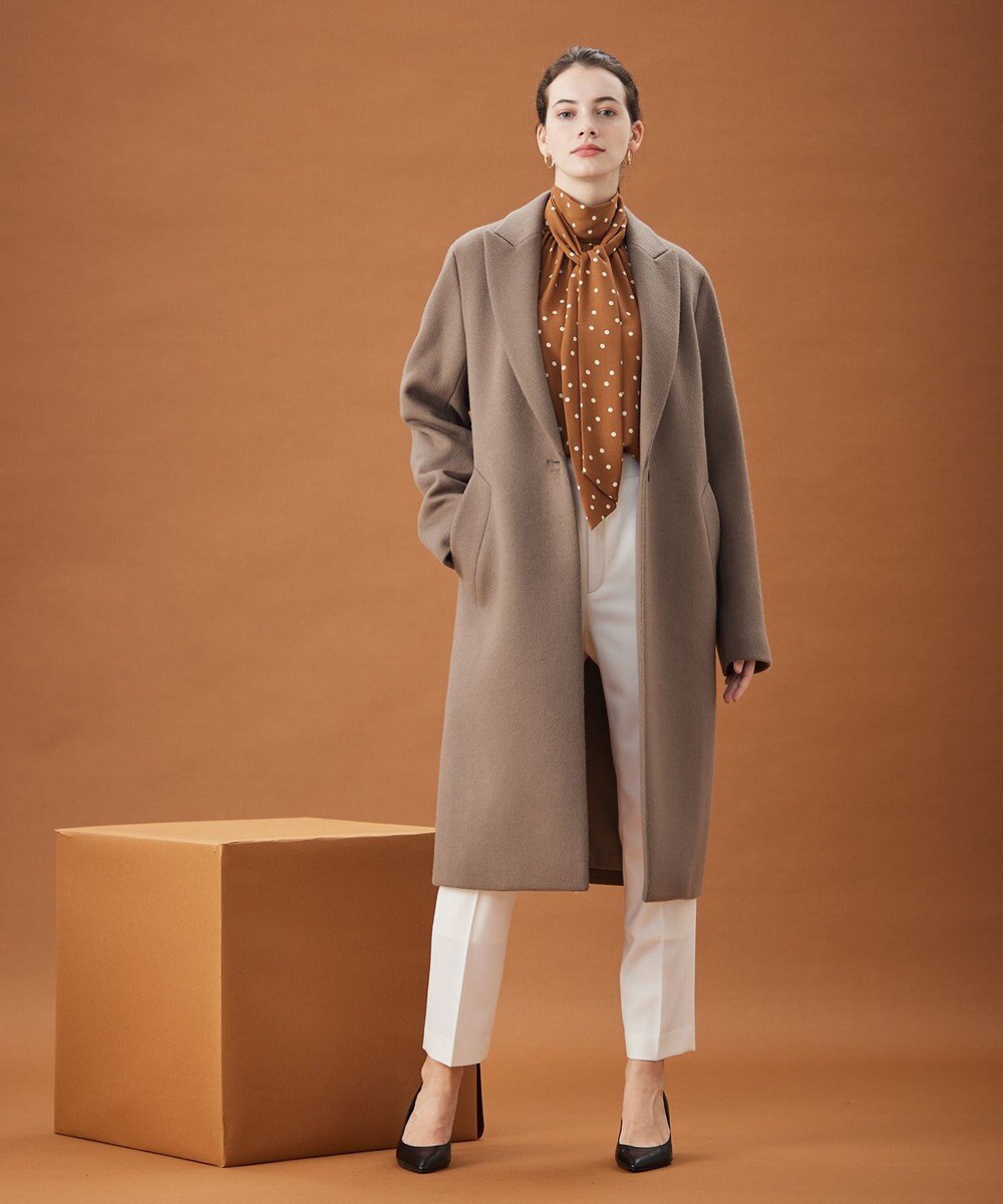 BEIGE， VIGNON / ドットブラウス 