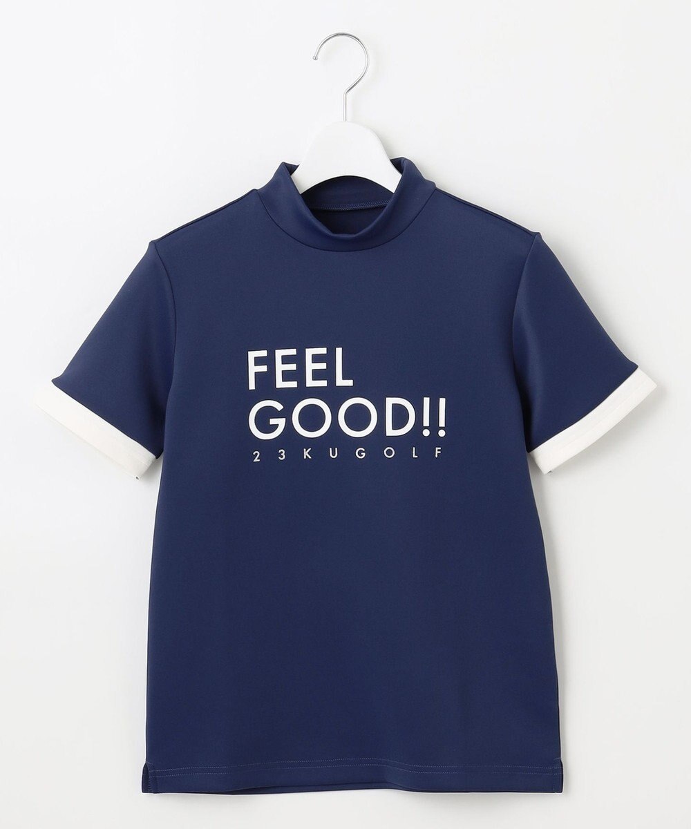 23区GOLF 【WOMEN】【吸水速乾/UVカット】モックネックシャツ 