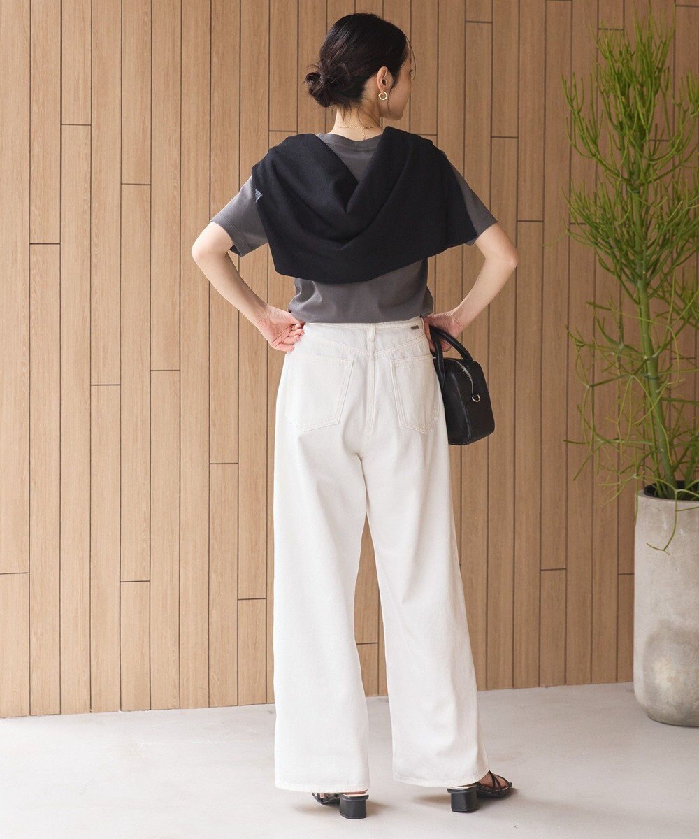 AMERICAN HOLIC きれいめコットンベーシックＴシャツ（５分袖） 