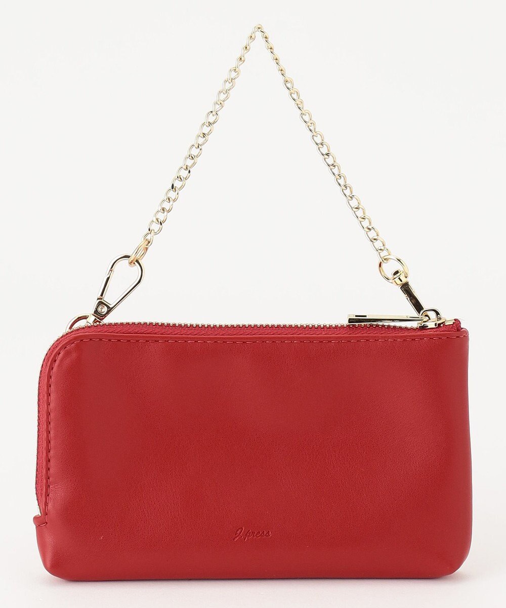 J.PRESS LADIES 【WEB限定カラーあり・A4サイズ収納可・セットアイテム】ポーチ付き PRINTED トート バッグ 