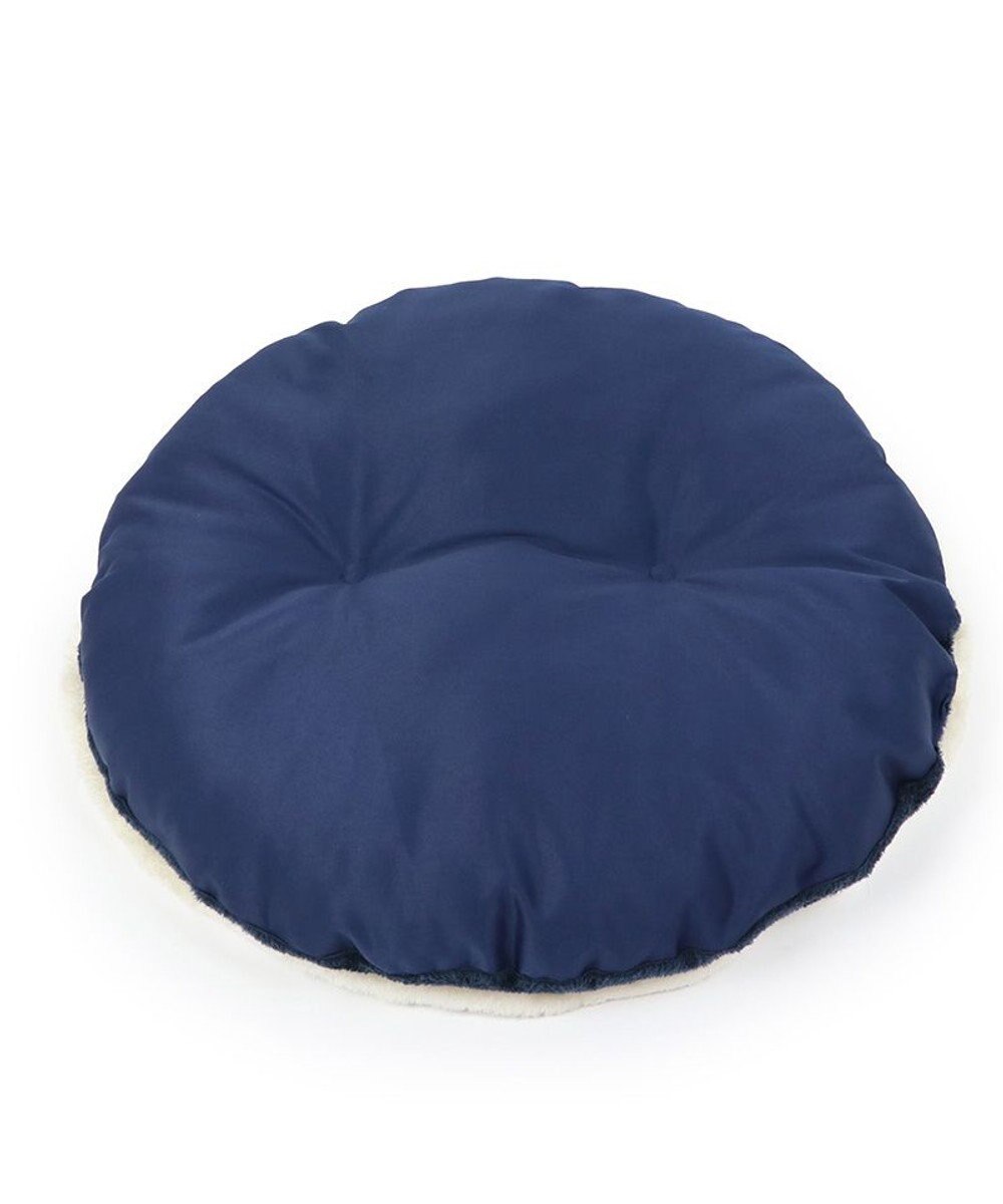 PET PARADISE ディズニー ミッキーマウス 遠赤外線 くつろぎマット 《ロゴ柄》 径75cm 