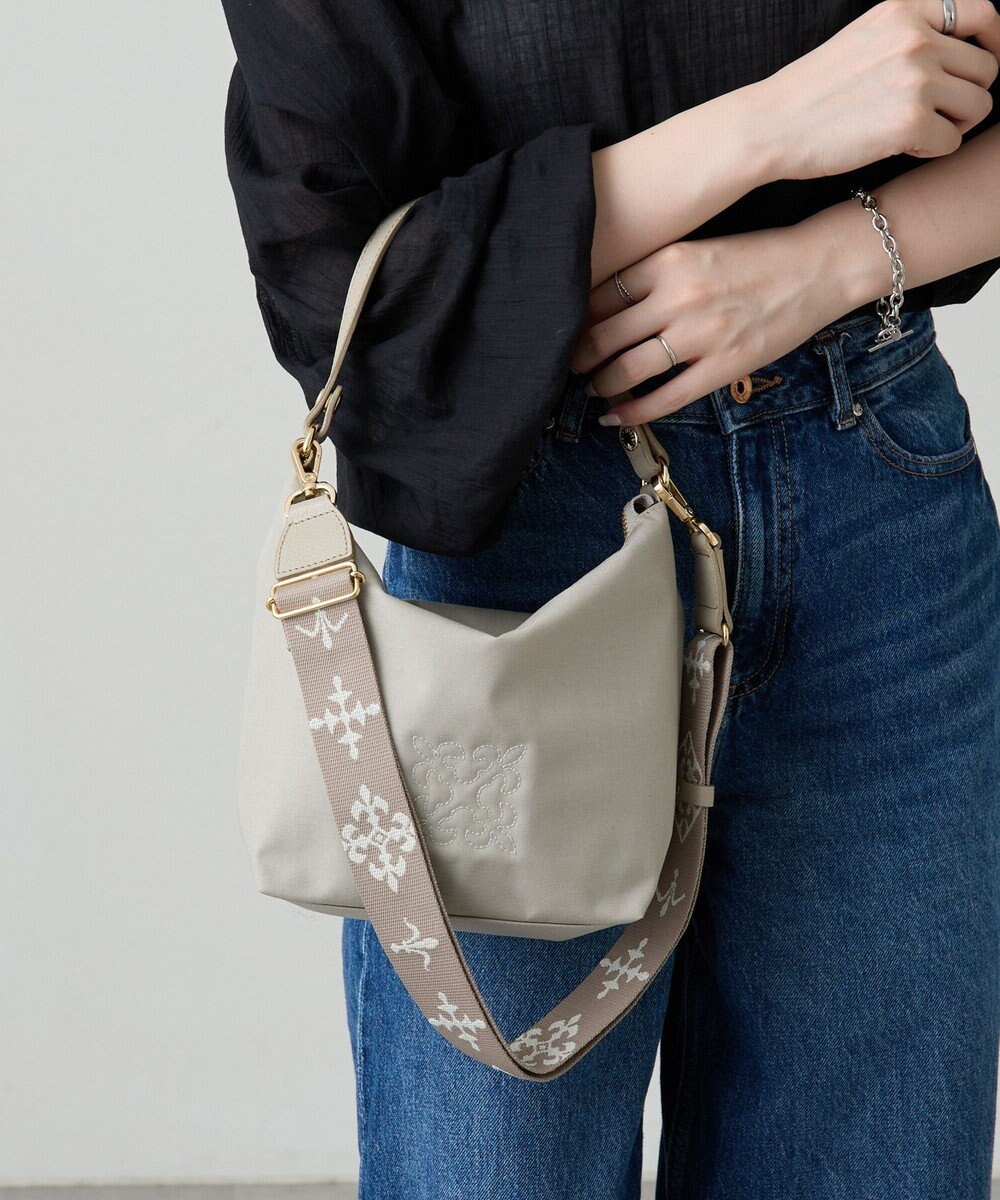 russet ＜320g/撥水性あり＞コーデュラナイロン2wayシンプルショルダーバッグ(CE-1536) 