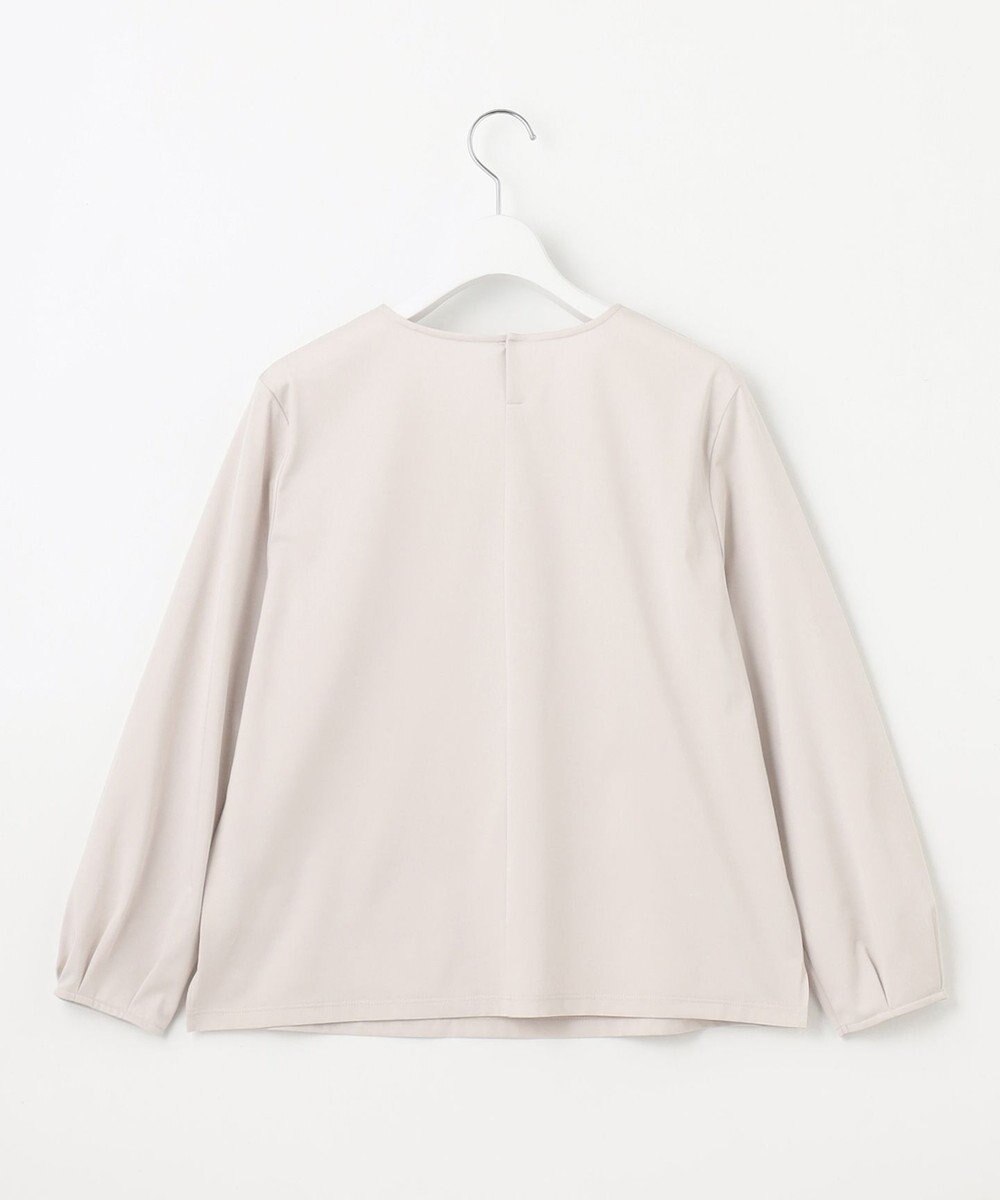 J.PRESS LADIES 【吸水速乾】ピンタックコンビジャージー カットソー 