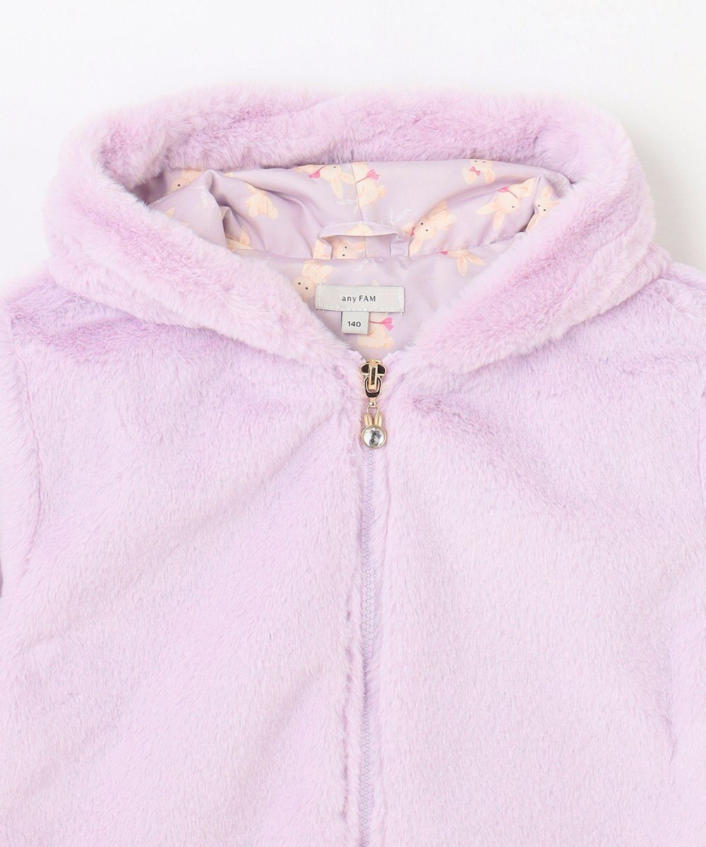 ANY KIDS アニマル耳 フェイクファー ブルゾン 
