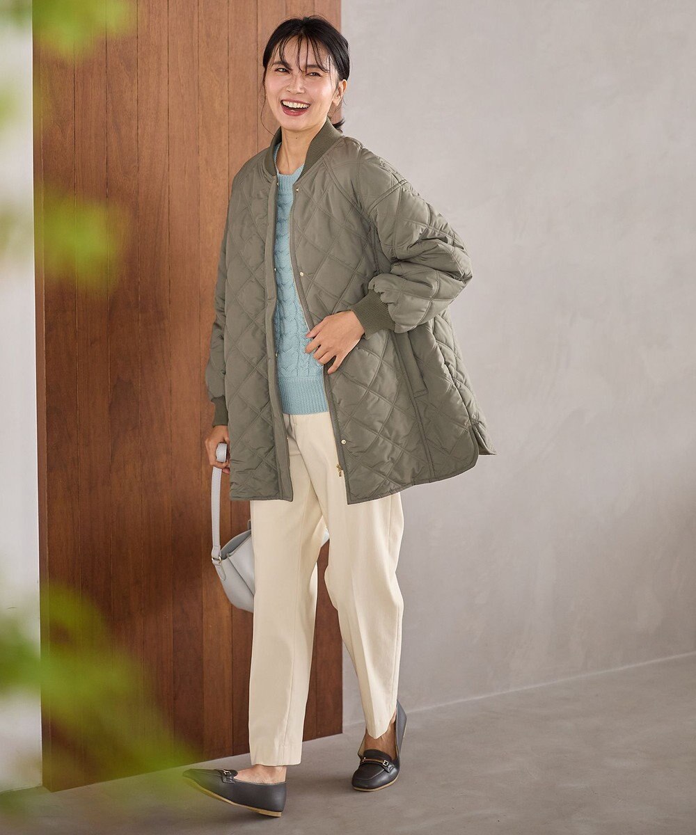 ANY 【洗濯機可/撥水】ダイヤキルトブルゾン 