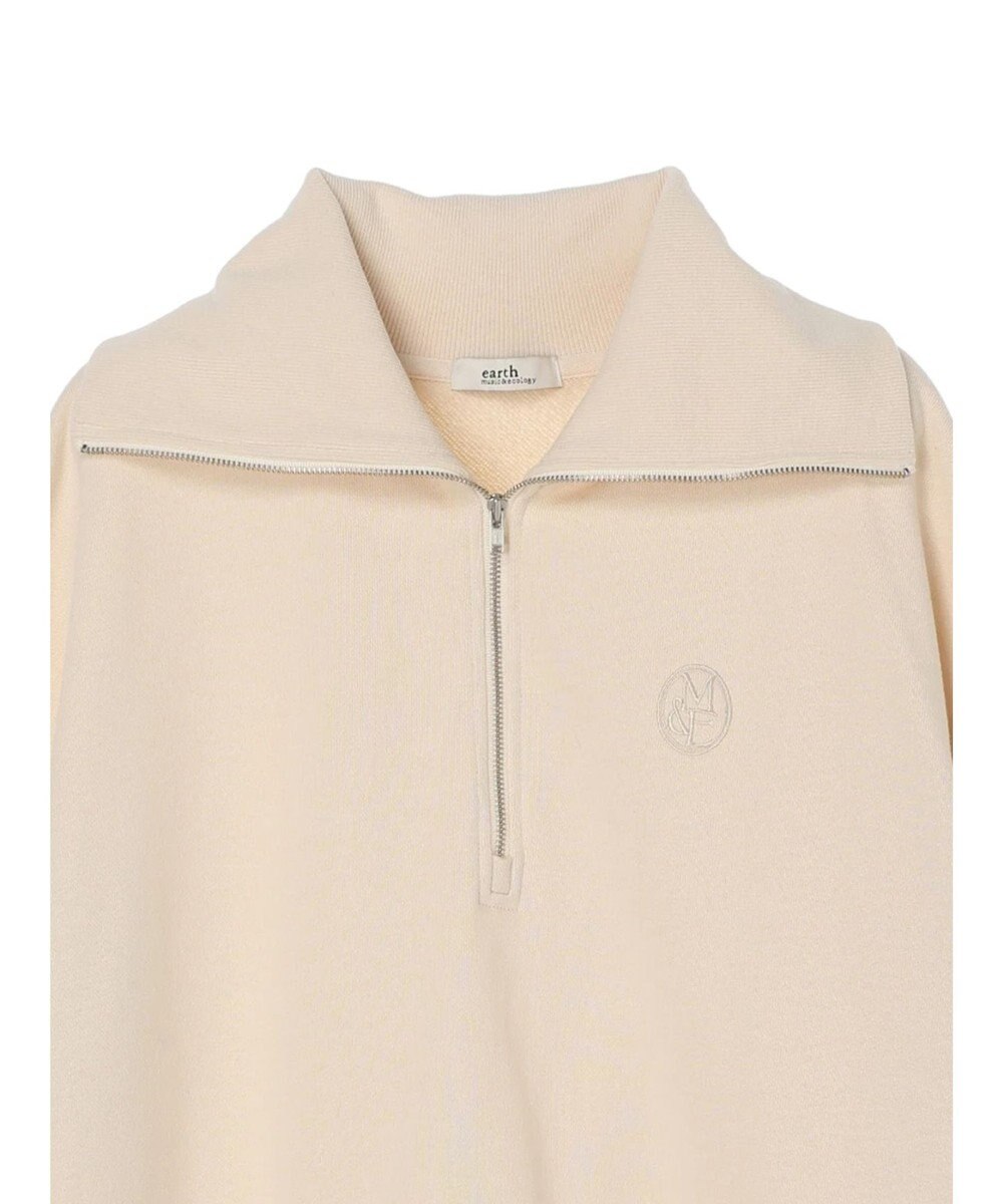 earth music&ecology ハーフＺＩＰスウェット 