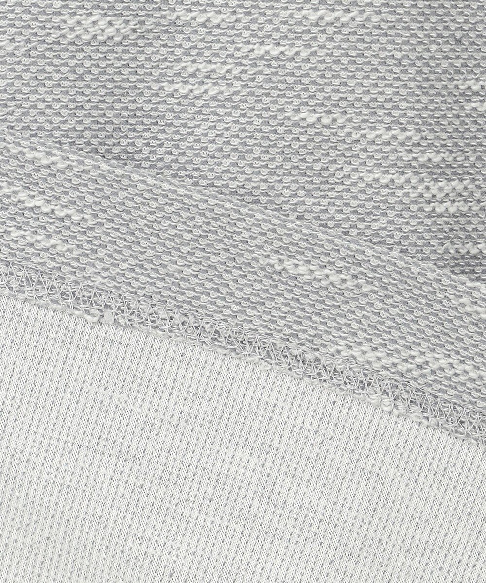 JOSEPH ABBOUD 【オーガニックコットン/JAPANファブリック】スラブインレイ Vネック 長袖 Ｔシャツ 