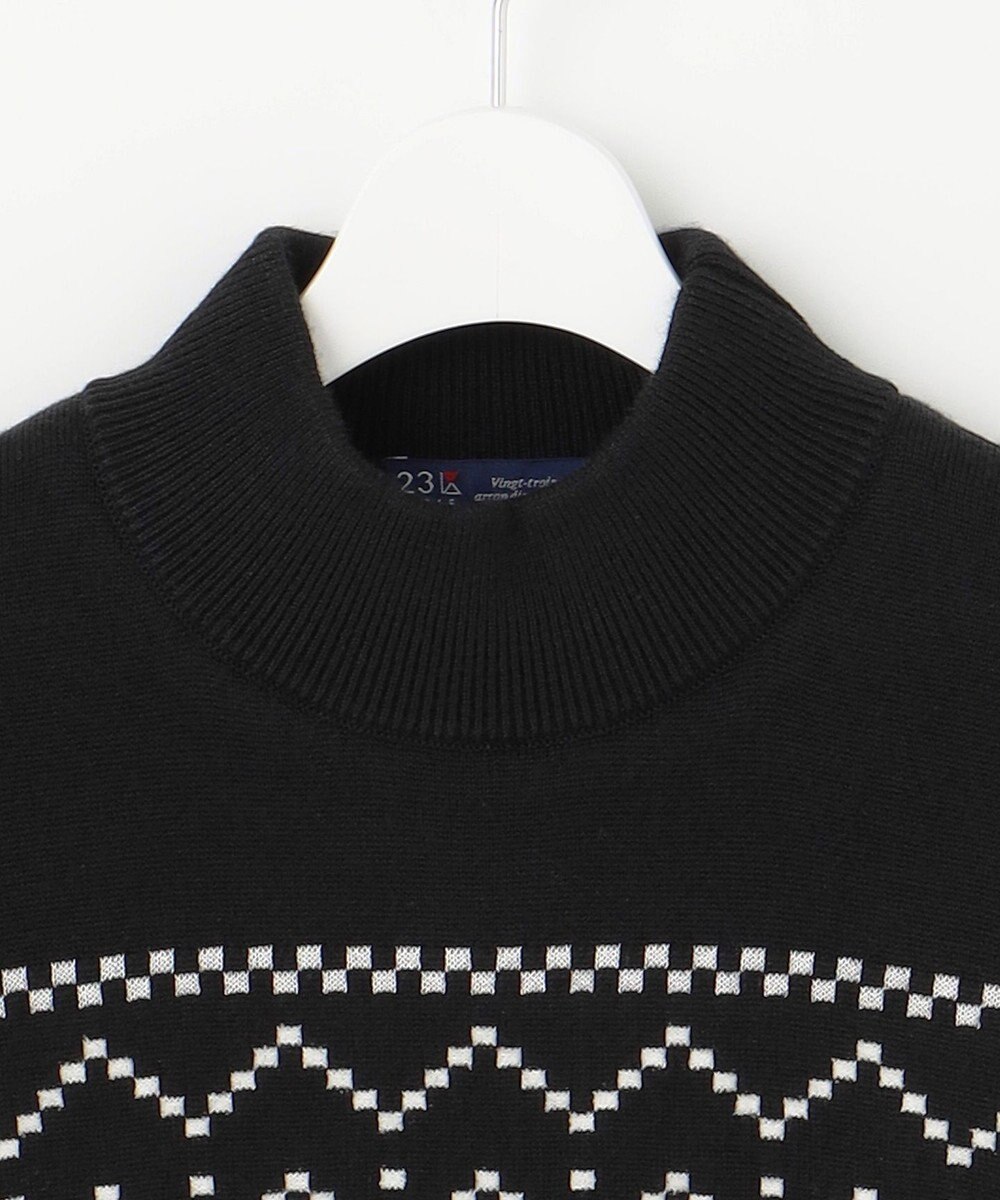 23区GOLF 【WOMEN】【ウォッシャブル】フェアアイル柄ニット 