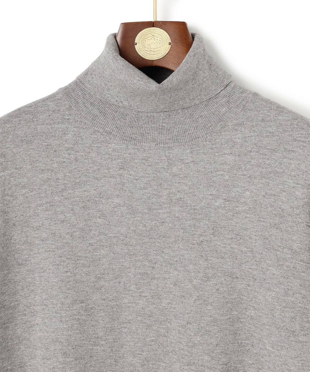 J.PRESS MEN 品よく暖かで首元からスマートに【ストレッチ / イージーケア】【FLEX YARN】タートルネック ニット 
