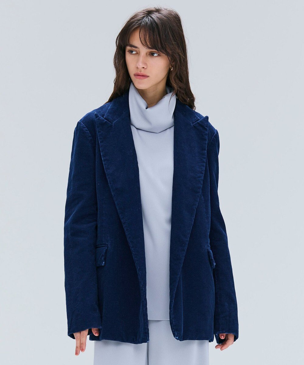 BEIGE， 【FUDGE 10月号掲載】BANGS / コットンコーデュロイテーラードジャケット 