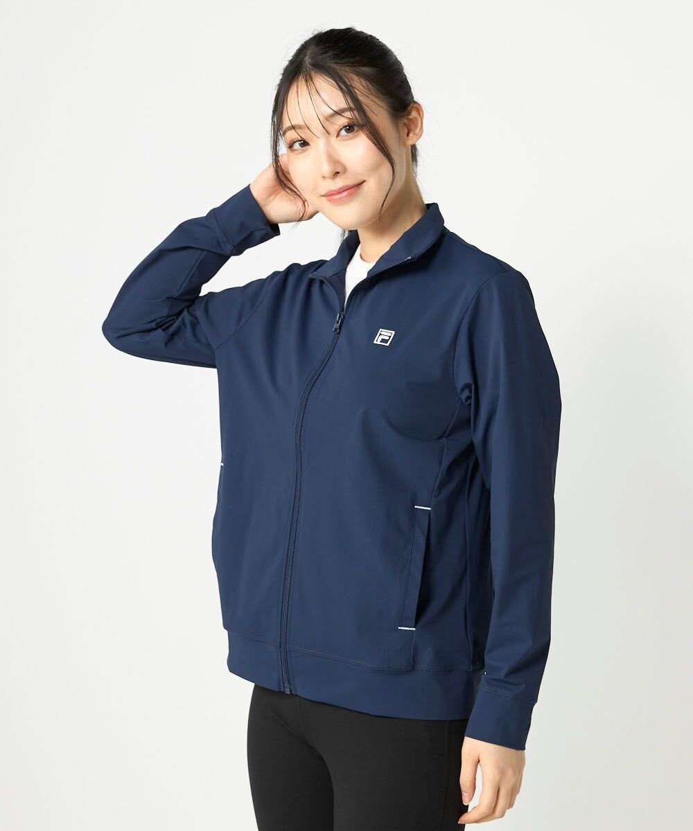 FILA GOLF／marie claire 【FILA GOLF】スタンドカラーフルジップブルゾン 