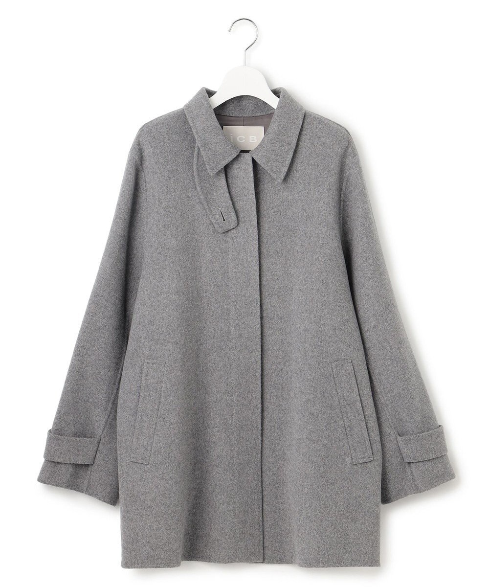 ICB L 【先行予約】WoolRever ステンカラーコート 